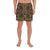 Polynesian Symmetry Gold Men's Athletic Long Shorts Art - Polynesian Pride