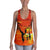 Hawaii Summer King Sunset Women's Racerback Tank Orange - Polynesian Pride