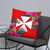 Wallis And Futuna Polynesian Pillow - Hibiscus Surround - Polynesian Pride