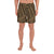 Polynesian Nation Gold Men's Athletic Long Shorts Art - Polynesian Pride