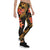 Tonga Polynesian Women Legging - Gold Plumeria - Polynesian Pride