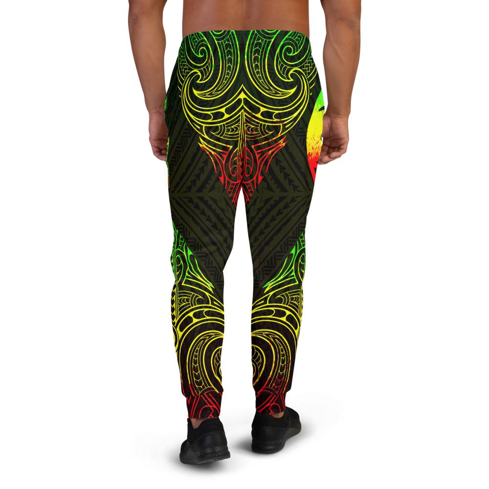 Guam Custom Sweatpant - Polynesian Patterns Reggae Color - Polynesian Pride