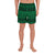 Polynesian Tattoo tribal Green Men's Athletic Long Shorts Art - Polynesian Pride