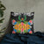 Pohnpei State Pillow - Coat Of Arms With Tropical Flowers - Polynesian Pride