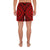 Polynesian Tradition Red Men's Athletic Long Shorts - Polynesian Pride