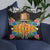 Tokelau Pillow - Coat Of Arms With Tropical Flowers - Polynesian Pride