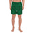 Polynesian Culture Green Men's Athletic Long Shorts Art - Polynesian Pride