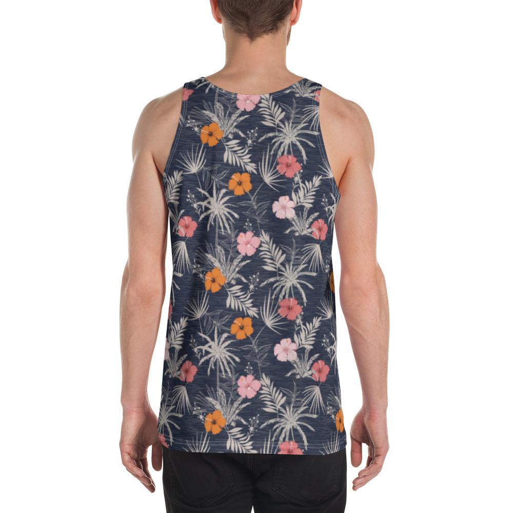 Tropical Grey Hawaii Men's Tank Top AH - Polynesian Pride