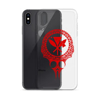 Kanaka Maoli Iphone Case The Eyes Red AH iPhone XS Max Phone Case Red - Polynesian Pride