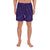 Polynesian Nation Violet Men's Athletic Long Shorts Art - Polynesian Pride