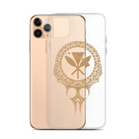 Kanaka Maoli Iphone Case The Eyes Gold AH iPhone 11 Pro Max Phone Case Gold - Polynesian Pride