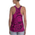 Polynesian Maori Lauhala Pink Hawaii Women's Racerback Tank Top - Polynesian Pride