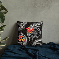 Palau Polynesian Pillow - White Plumeria - Polynesian Pride