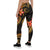 Polynesian Hawaii Women Legging - Gold Plumeria - Polynesian Pride