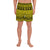 Polynesian Tattoo Tribal Yellow Men's Athletic Long Shorts Art - Polynesian Pride