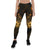 Guam Polynesian Leggings - Gold Turtle Homeland Gold - Polynesian Pride