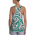 Polynesian Maori Ethnic Ornament Turquoise Hawaii Women's Racerback Tank Top - Polynesian Pride