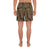 Polynesian Maori Lauhala Gold Men's Athletic Long Shorts - Polynesian Pride