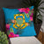 Tuvalu Polynesian Pillow - Hibiscus Surround - Polynesian Pride