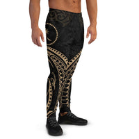 Chuuk Micronesia Sweatpant - Gold Tribal Wave - Polynesian Pride