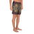 Polynesian Symmetry Brown Men's Athletic Long Shorts - Polynesian Pride