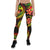 Tonga Polynesian Women Legging - Reggae Plumeria Reggae - Polynesian Pride