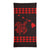 Hawaii Bandana Kakau Polynesian Turtle Map Neck Gaiter - Red - Polynesian Pride