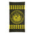 Hawaii Bandana Kakau Polynesian Coat Of Arms Neck Gaiter - Yellow - Polynesian Pride