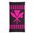 Hawaii Bandana Kakau Polynesian Kanaka Map Neck Gaiter - Pink - Polynesian Pride