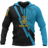 Tuvalu Custom Hoodie Lighting Version - Polynesian Pride