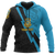 Tuvalu Custom Hoodie Lighting Version - Polynesian Pride