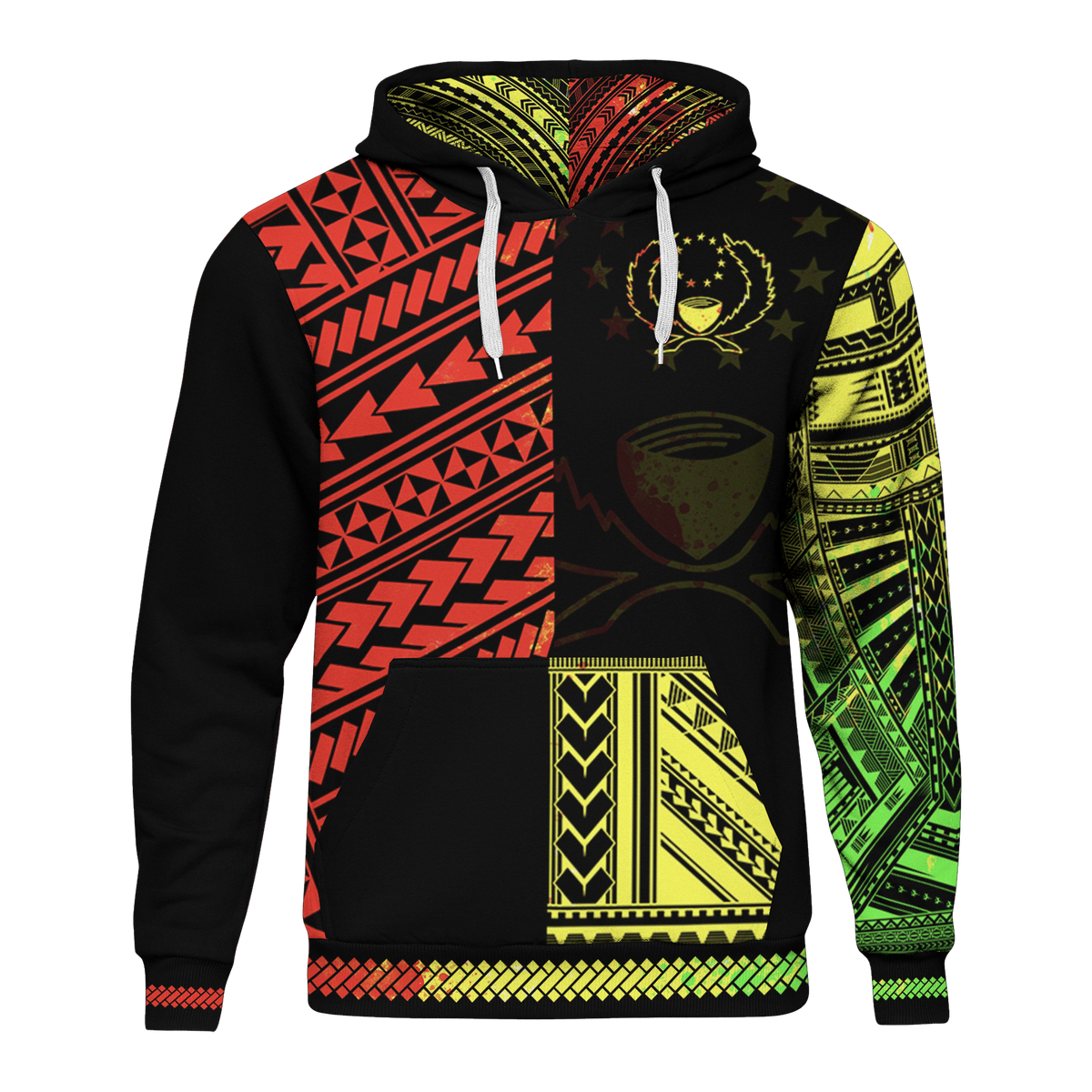 Pohnpei Hoodie Micronesian Portion Reggae Version Unisex Mix - Polynesian Pride