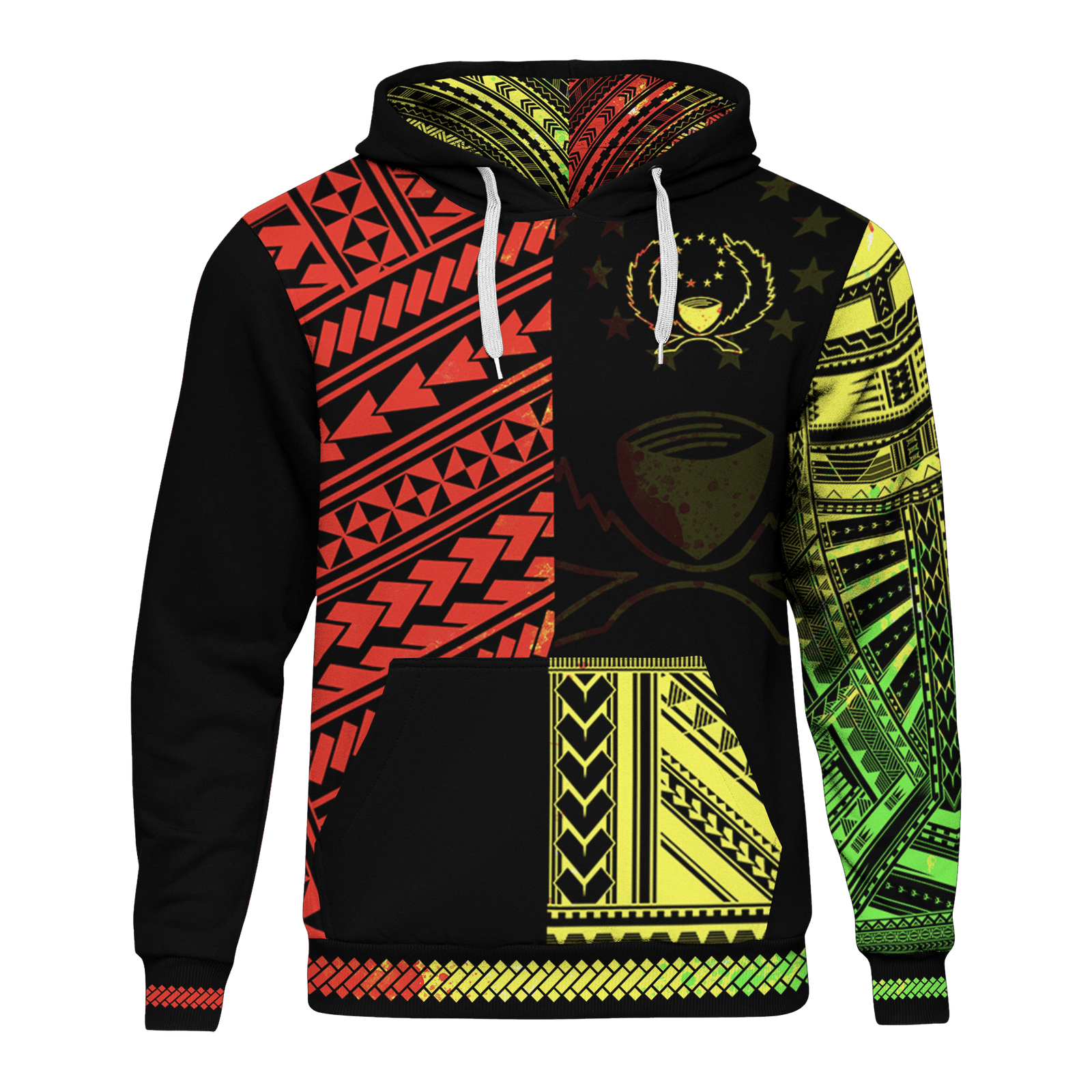 Pohnpei Hoodie Micronesian Portion Reggae Version Unisex Mix - Polynesian Pride