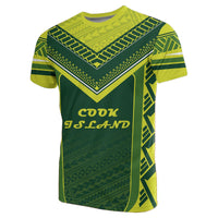 Cook Island Polynesian T Shirt Unisex Green - Polynesian Pride