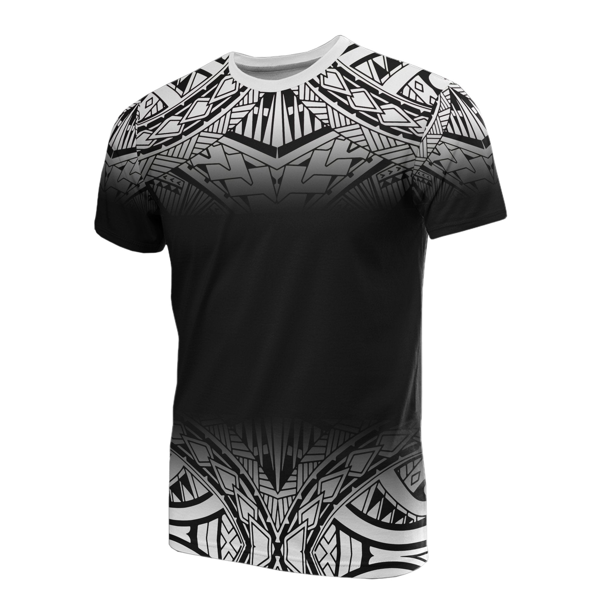 Polynesian T Shirt Polynesian Tattoo Fog Style Unisex Black - Polynesian Pride