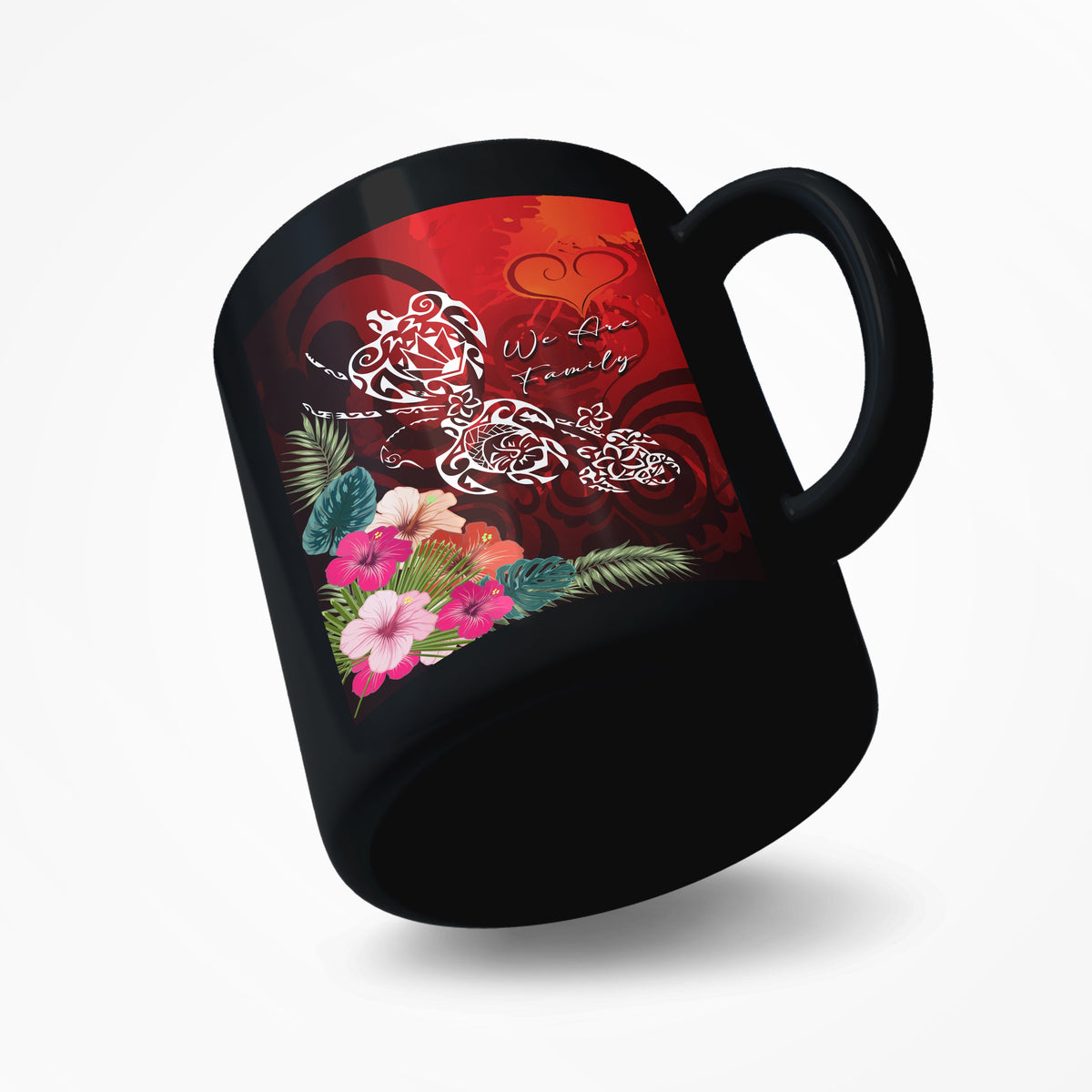 Hawaii Turtle Family Mug - We Are Family - AH - Polynesian Pride