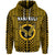 Custom Hawaii Nanakuli School Zip Hoodie Golden Hawks Simple Style LT8 - Polynesian Pride