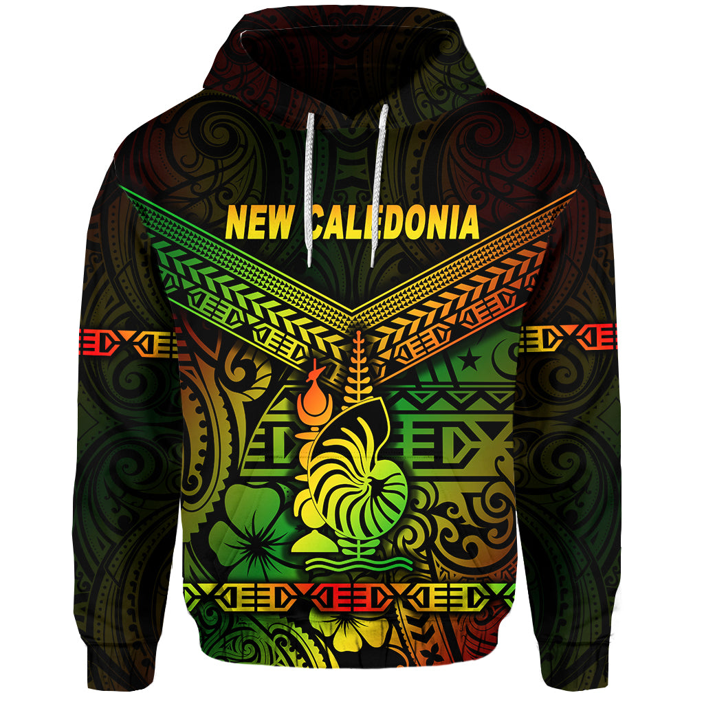 New Caledonia Hoodie Simple Style Reggae LT8 - Polynesian Pride