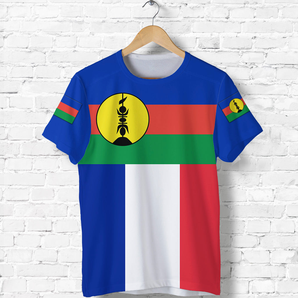 New Caledonia T Shirt Flag Vibes LT8 - Polynesian Pride