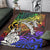 New Caledonia Area Rug - Rainbow Polynesian Pattern - Polynesian Pride