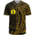 New Caledonia Baseball Shirt - Wings Style Unisex Gold - Polynesian Pride