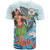 Niue T Shirt Polynesian Girls With Shark - Polynesian Pride