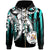 Niue Zip Hoodie Cyan Vertical Stripes Style Unisex Cyan - Polynesian Pride