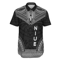 Niue Polynesian Chief Shirt - Black Version Men Black - Polynesian Pride