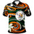 Niue Polo Shirt Vortex Style Unisex Orange - Polynesian Pride