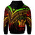 Niue Zip Hoodie Reggae Color Cross Style - Polynesian Pride