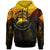 Hawaii Nanakuli High and Intermediate School Custom Hoodie Nanakuli High School Polynesian Pattern LT10 Yellow - Polynesian Pride