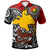 Papua New Guinea Polo Shirt Custom Eastern Highlands Of Papua New Guinea With Polynesian Patterns Polo Shirt Art - Polynesian Pride