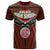 Hawaii Kalani High School Custom T Shirt Kalani High School Polynesian With Falcon Pattern LT10 Red - Polynesian Pride