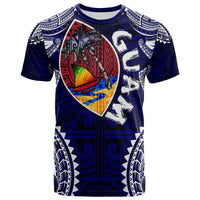 Guam T Shirt Custom Guam Independence Day Wish You A Very Happy Independence Day With Polynesian Patterns LT10 - Polynesian Pride